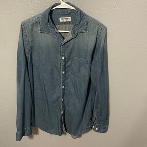 Men’s Express denim Long sleeve Shirt